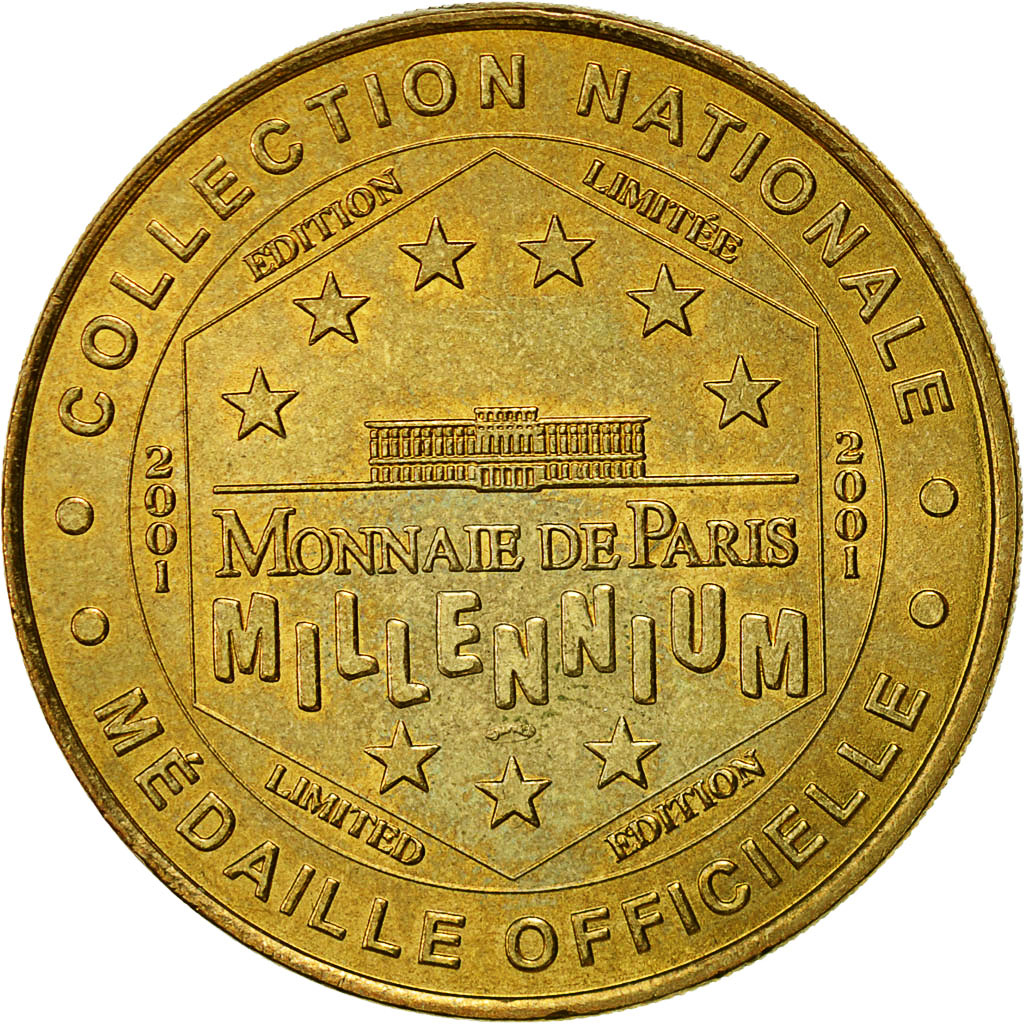 Francia, Token, Touristic token, Paris - Notre Dame n°1, 2001, Monnaie de