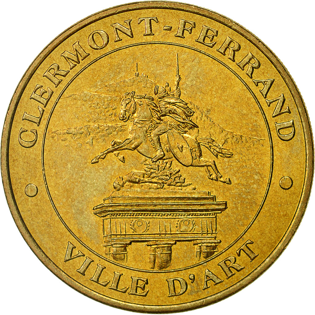 France, Token, Touristic token, Clermont-Ferrand - Ville d'Art, 2003, Monnaie de