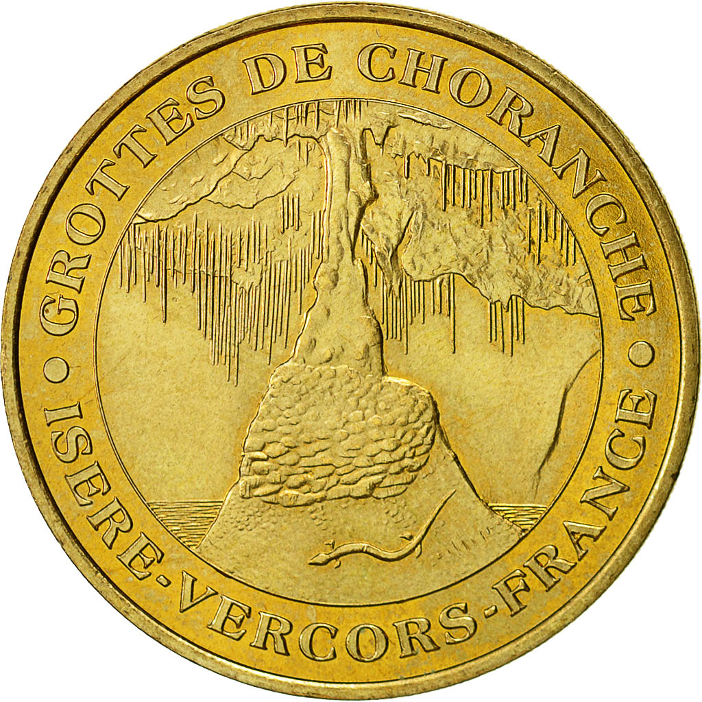 France, Token, Touristic token, Choranche - Grottes n°1, 2001, Monnaie de