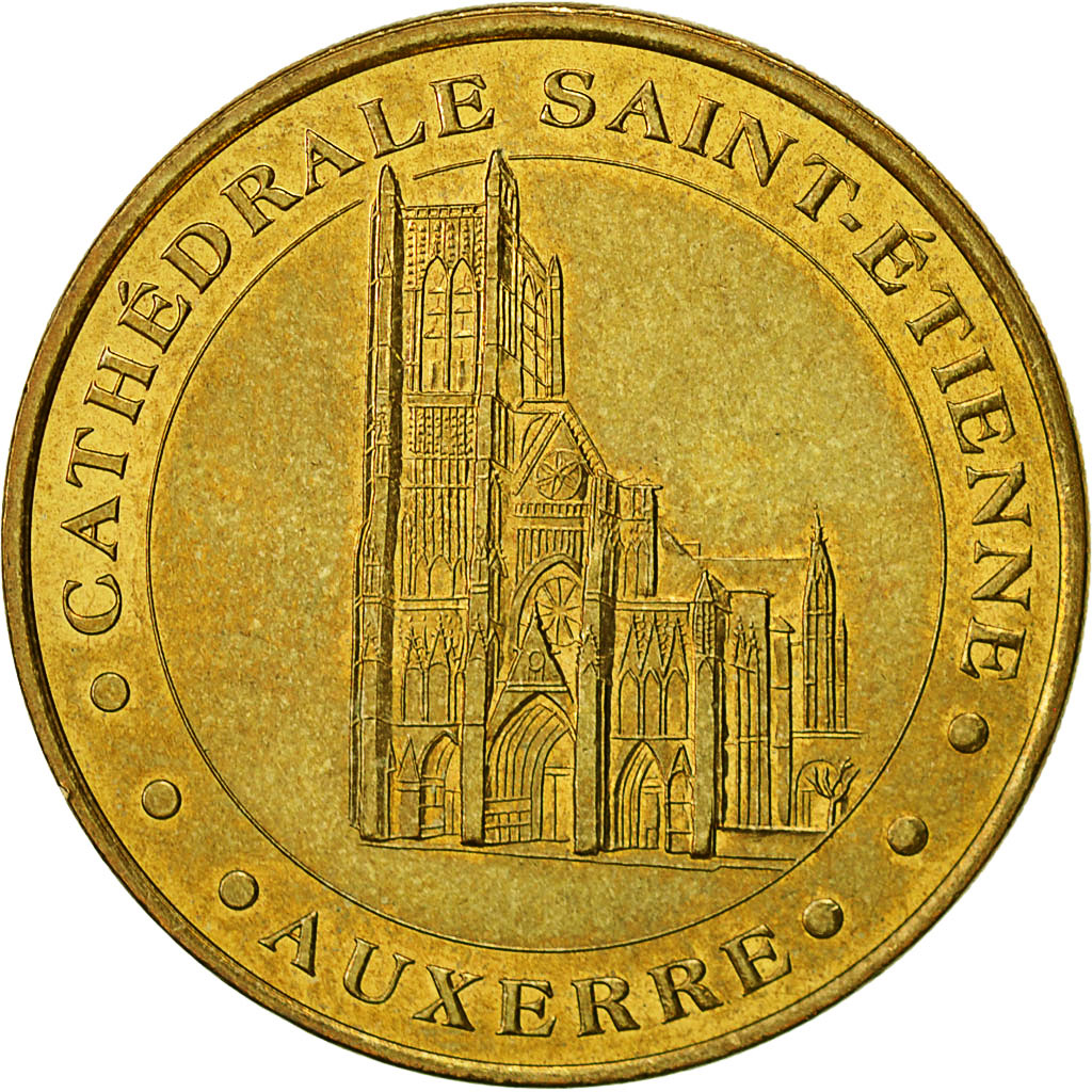 France, Token, Touristic token, Auxerre - Cathédrale n°1, 2002, Monnaie de