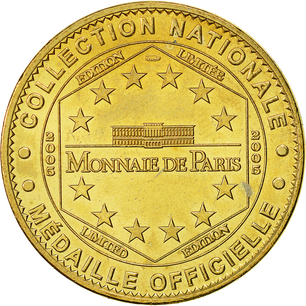 Francia, Token, Touristic token, Rouen - Cathédrale, 2005, Monnaie de Paris