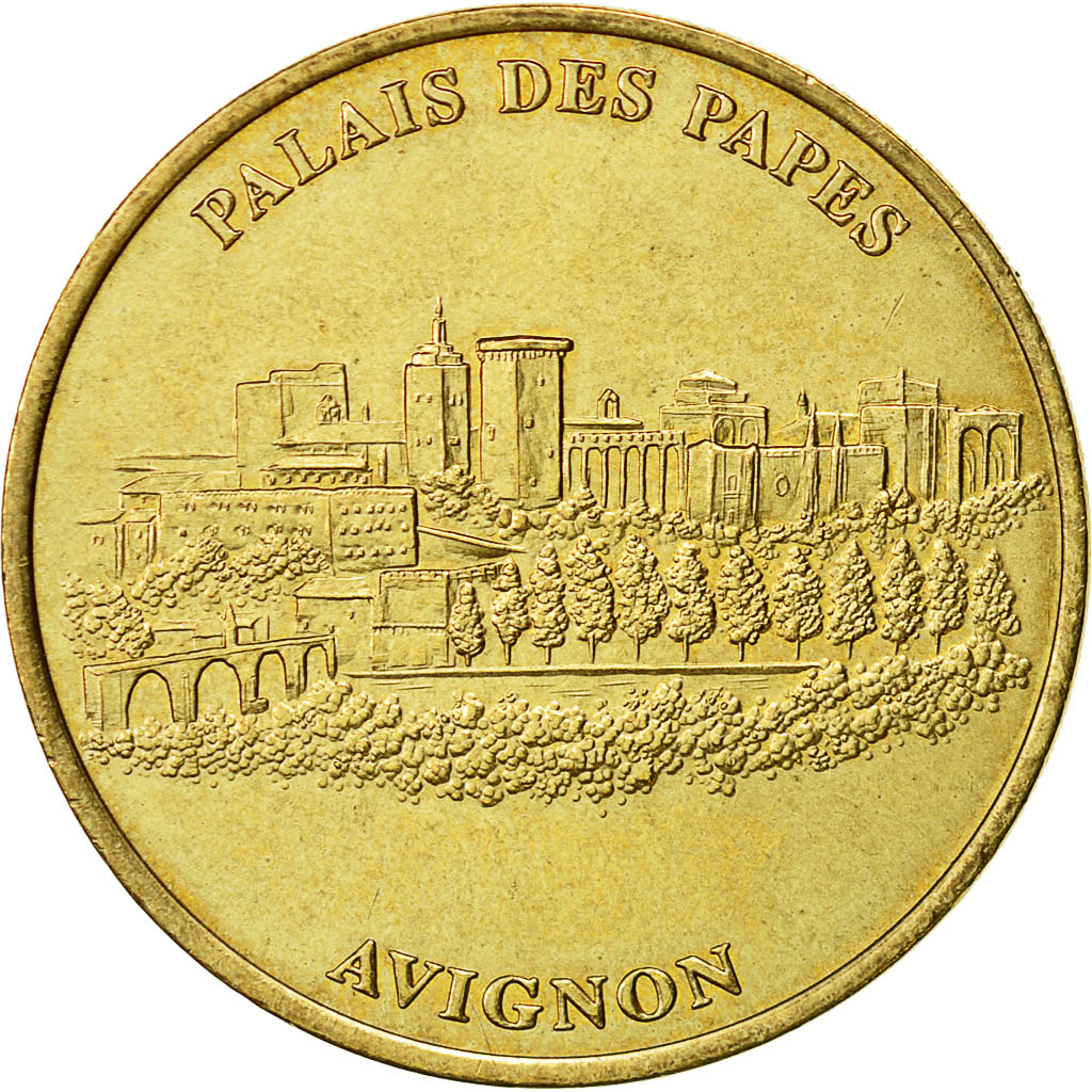 Frankreich, Token, Touristic token, Avignon - Palais  des Papes n°1, 2004