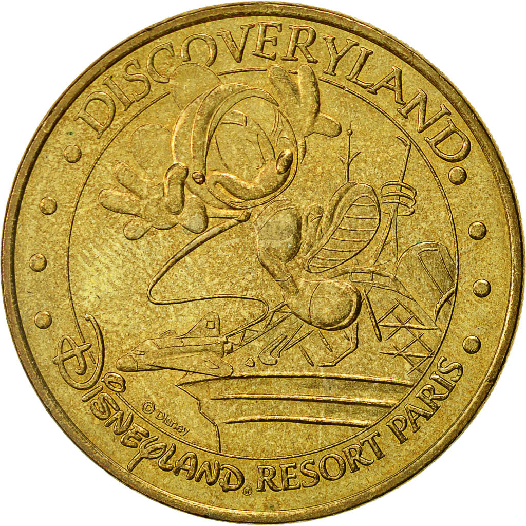 France, Token, Touristic token, Disneyland n°6 - Discoveryland, 2004, MDP