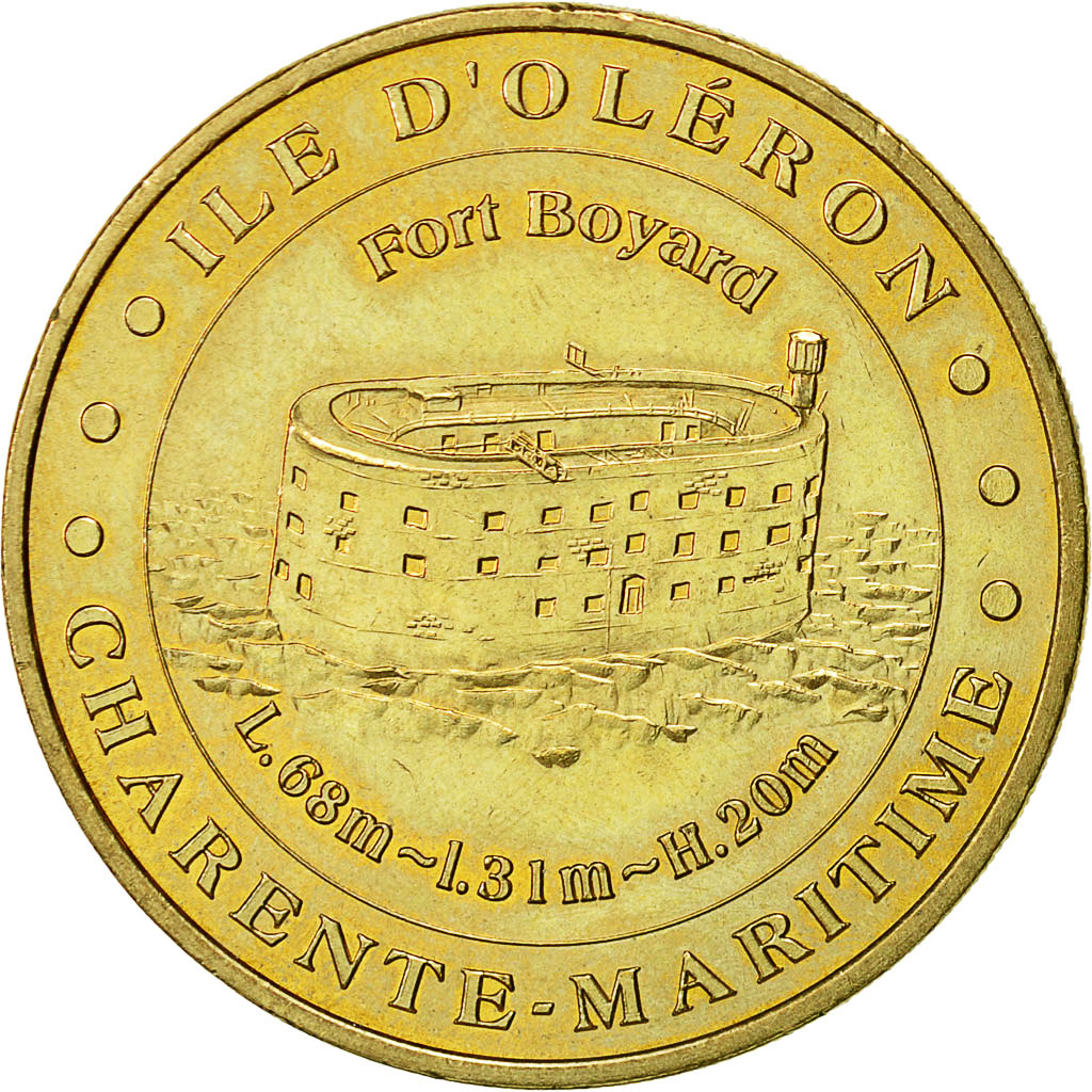 France, Token, Touristic token, Saint-Denis d'Oléron - Fort Boyard n°1, 2004