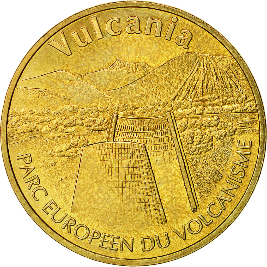France, Token, Touristic token, Saint-Ours-Les-Roches - Vulcania n°2, 2005
