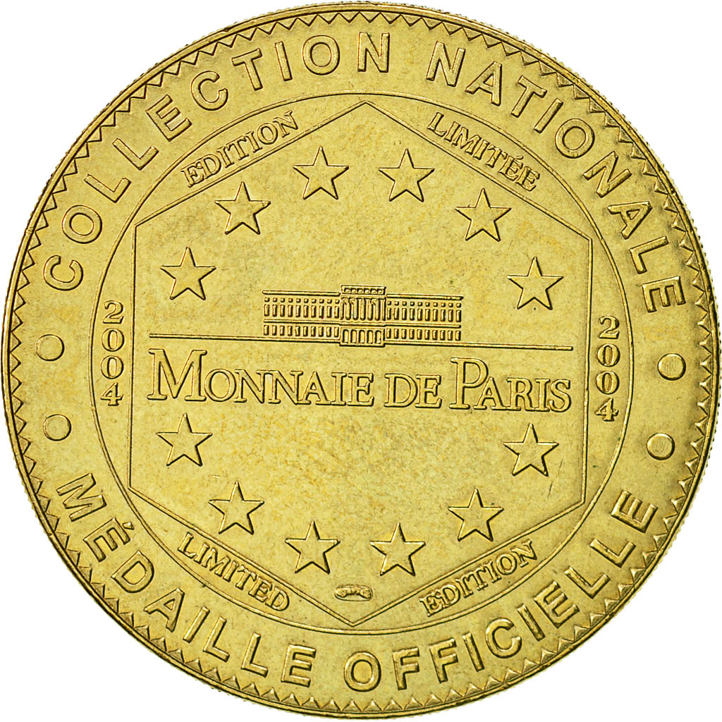 France, Token, Touristic token, Disneyland n°1 - le château, 2004,  MDP