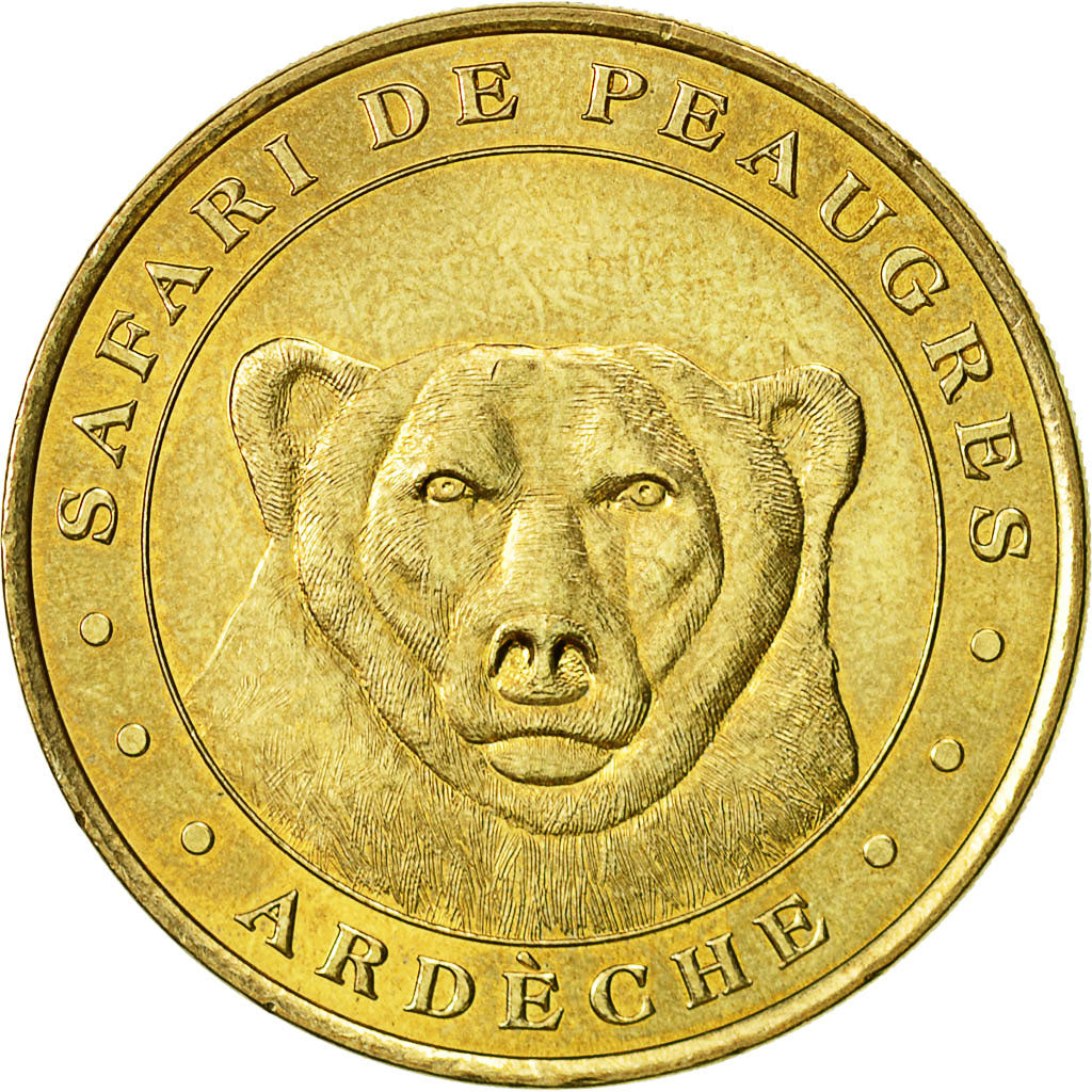 France, Token, Touristic token, Peaugres - Safari n°1, 2000, Monnaie de Paris