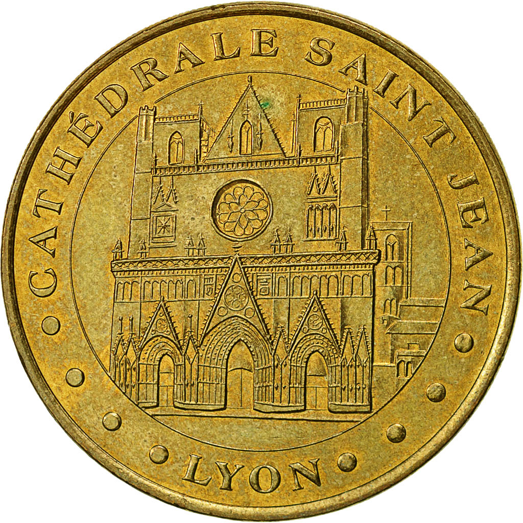 France, Token, Touristic token, Lyon - Cathédrale, 2002, Monnaie de Paris
