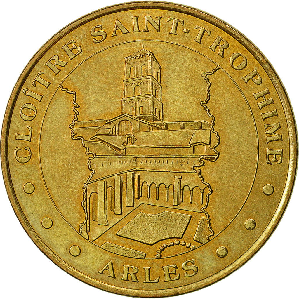 Francia, Token, Jetón turístico, Arles - Cloître, 2002, Monnaie de Paris