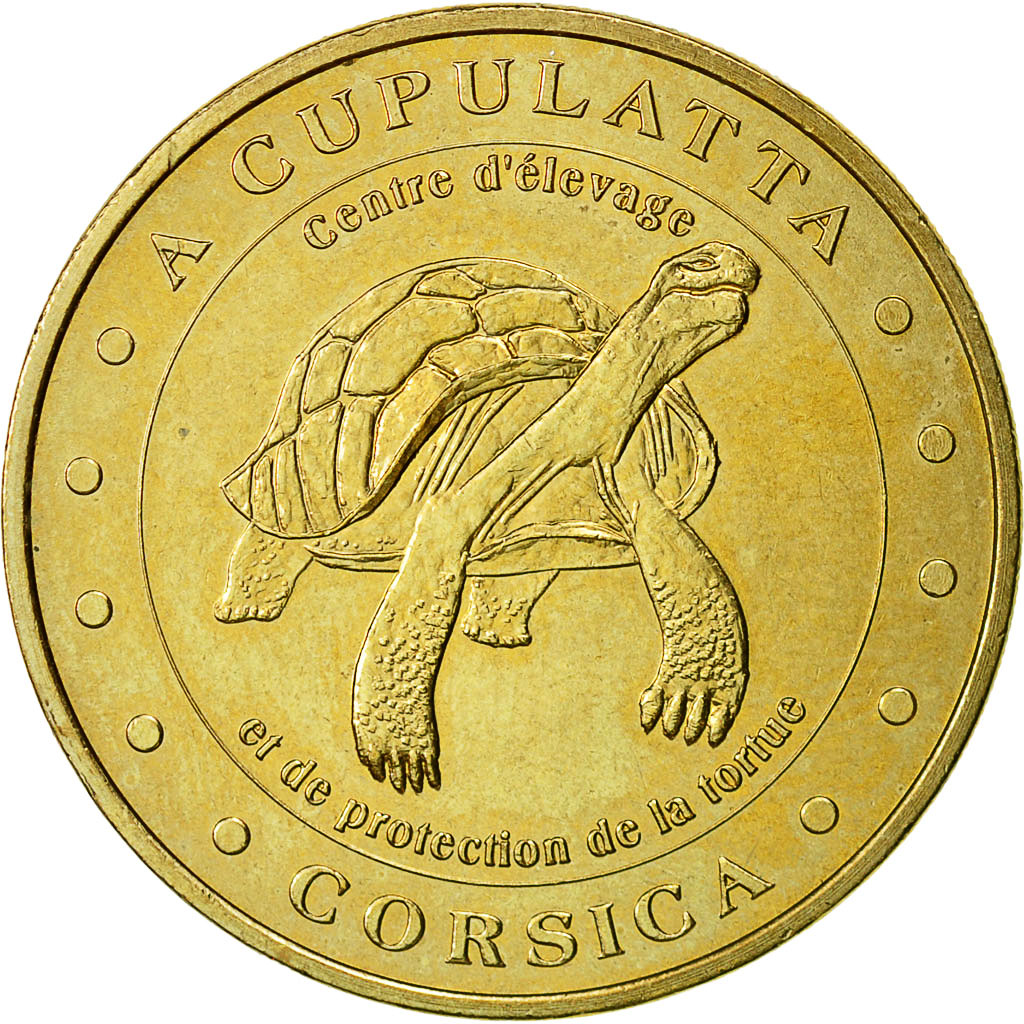 France, Token, Touristic token, Ucciani - tortue, 2004, Monnaie de Paris