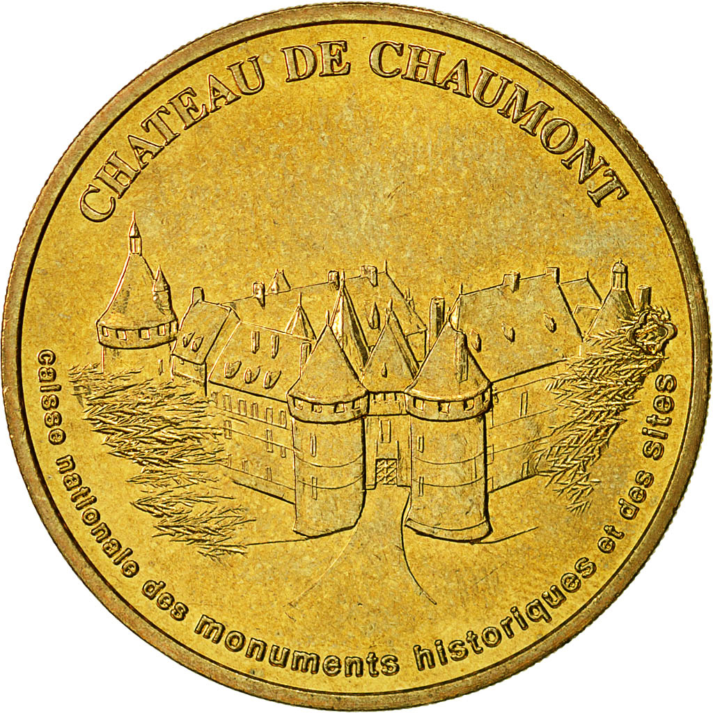 France, Token, Touristic token, Chaumont sur Loire - Château, 2004, Monnaie de
