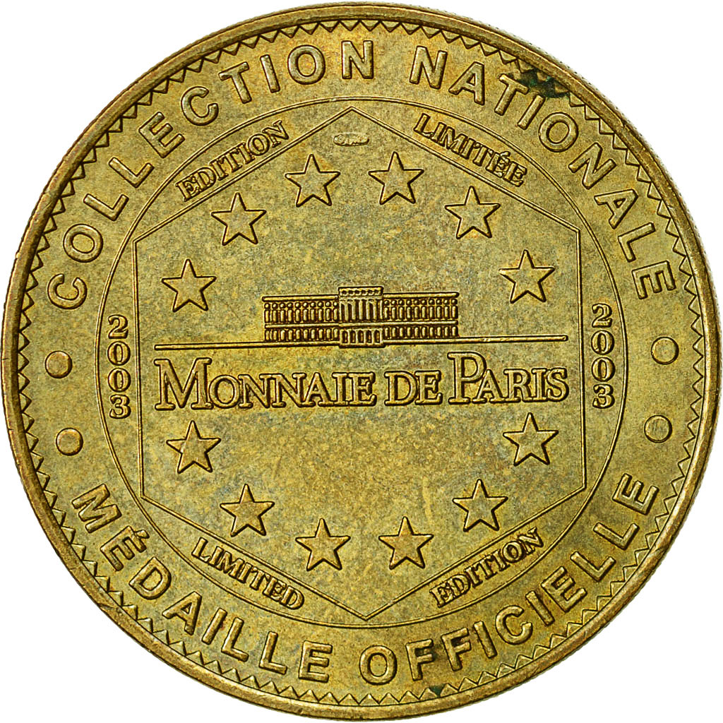 France, Token, Touristic token, Paris - Sainte Chapelle, 2003, Monnaie de Paris