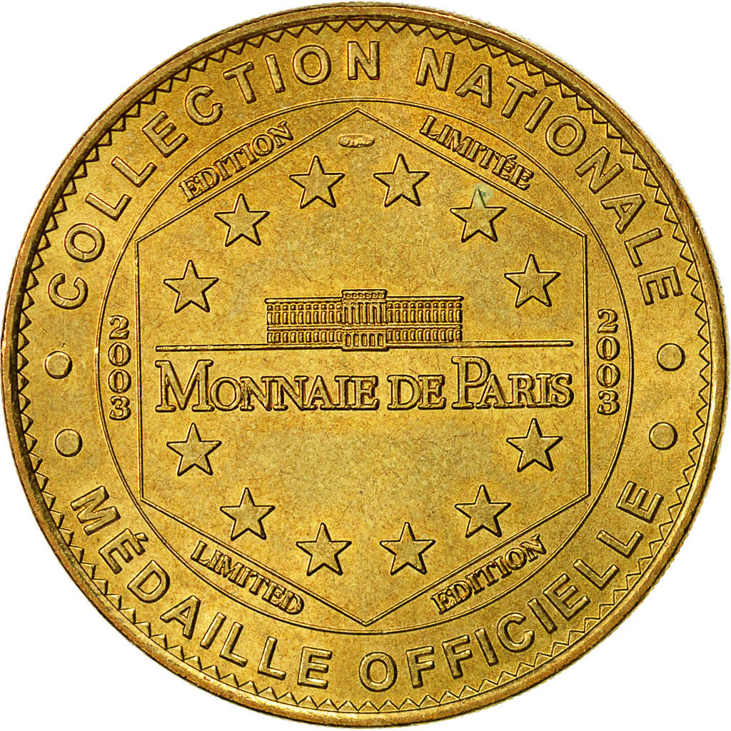 France, Token, Touristic token, Paris - Le Panthéon n°1, 2003, Monnaie de