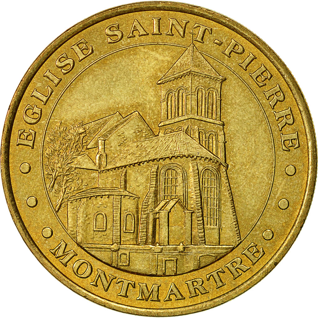 France, Token, Touristic token, Paris - Eglise St Pierre de Montmartre, 2003
