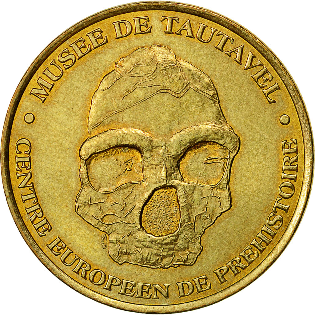 France, Token, Touristic token, Tautavel - Musée n°1, 2002, Monnaie de Paris