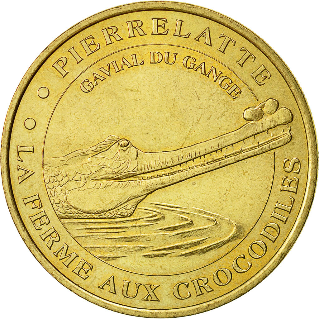 France, Token, Touristic token, Pierrelatte - ferme aux crocodiles n°2, 2001