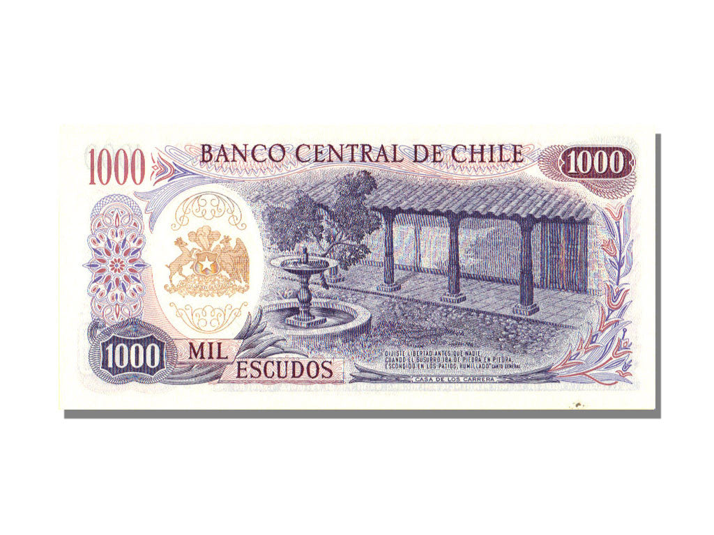 Chile, 1000 Escudos, KM #146, UNC(65-70), A15