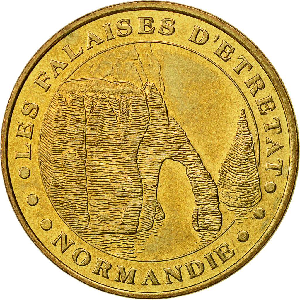 France, Token, Touristic token, Etretat -  Les Falaises, 2003, Monnaie de Paris