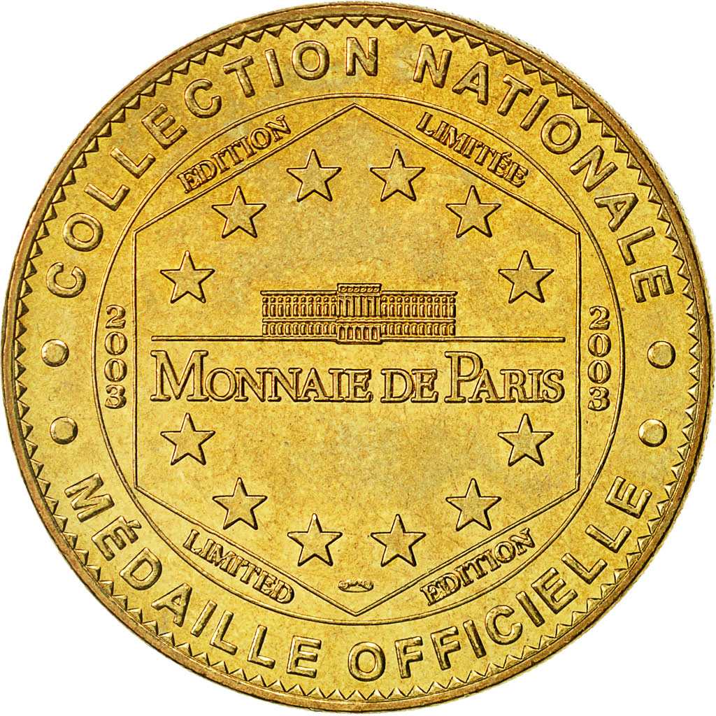 France, Token, Touristic token, Etretat -  Les Falaises, 2003, Monnaie de Paris