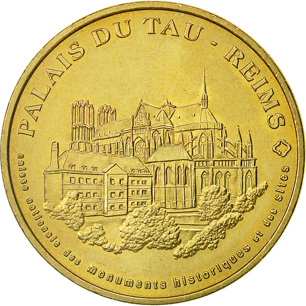 France, Token, Touristic token, Reims - Palais du Tau n°1, 2004, Monnaie de