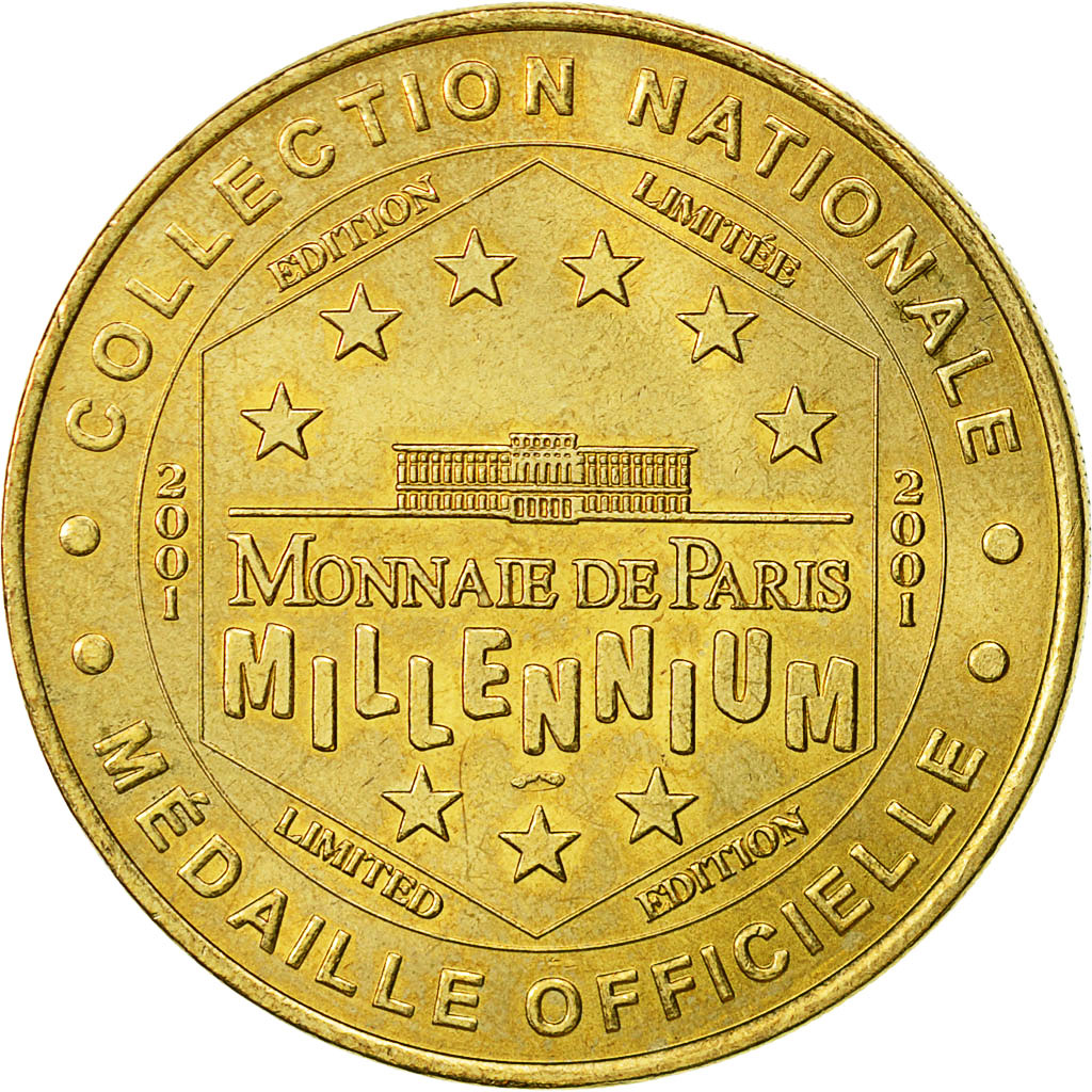 France, Token, Touristic token, Paris - Notre Dame - Vierge à l'enfant, 2001
