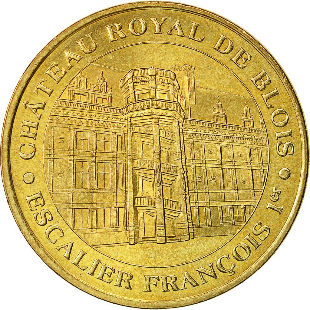 France, Token, Touristic token, Blois - Chateau Royal -Escalier, 2004, Monnaie