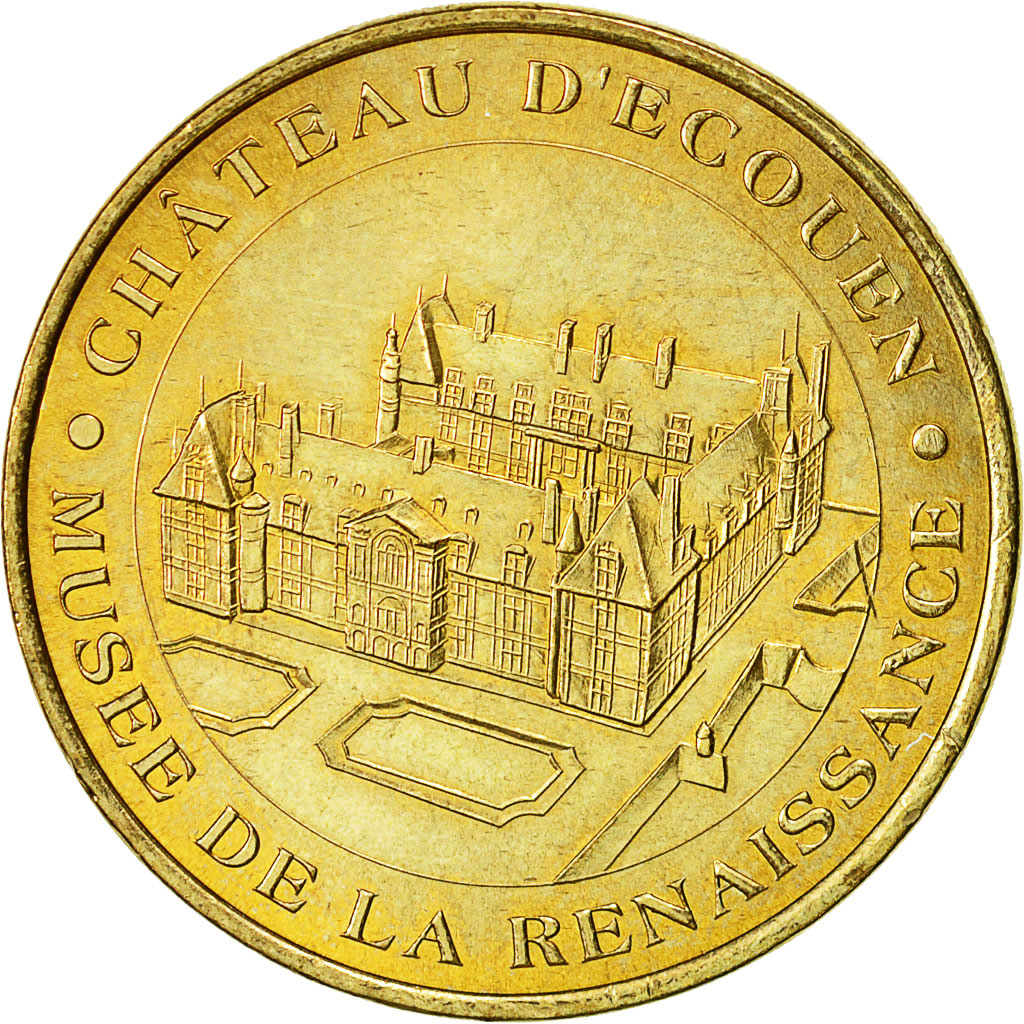 France, Token, Touristic token, Ecouen - Chateau Musée, 2001, Monnaie de Paris