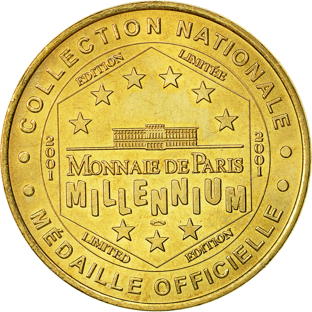 France, Token, Touristic token, Ecouen - Chateau Musée, 2001, Monnaie de Paris