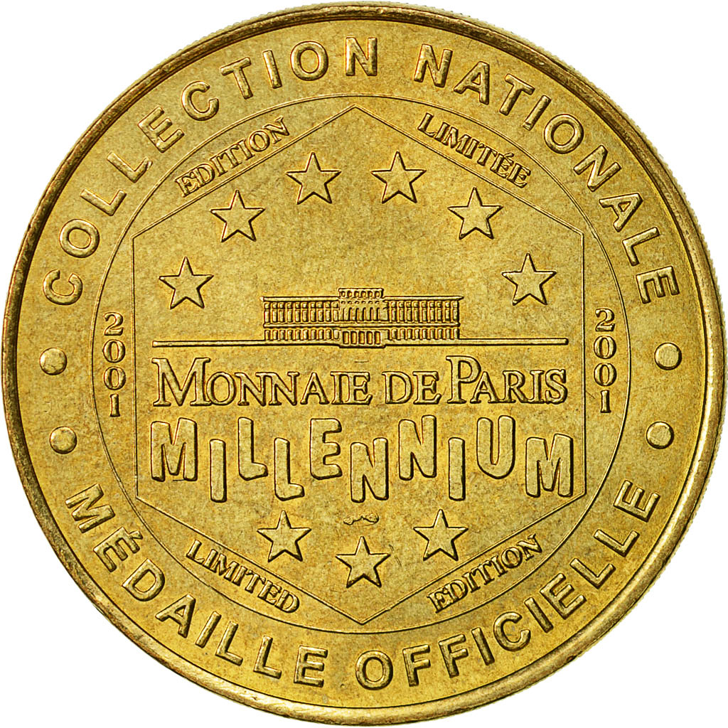 France, Jeton, Jeton Touristique, Paris - Office de Tourisme, 2001, Monnaie de