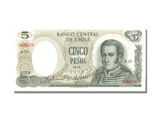 Cile, 5 Pesos, 1975, KM:149a, FDS