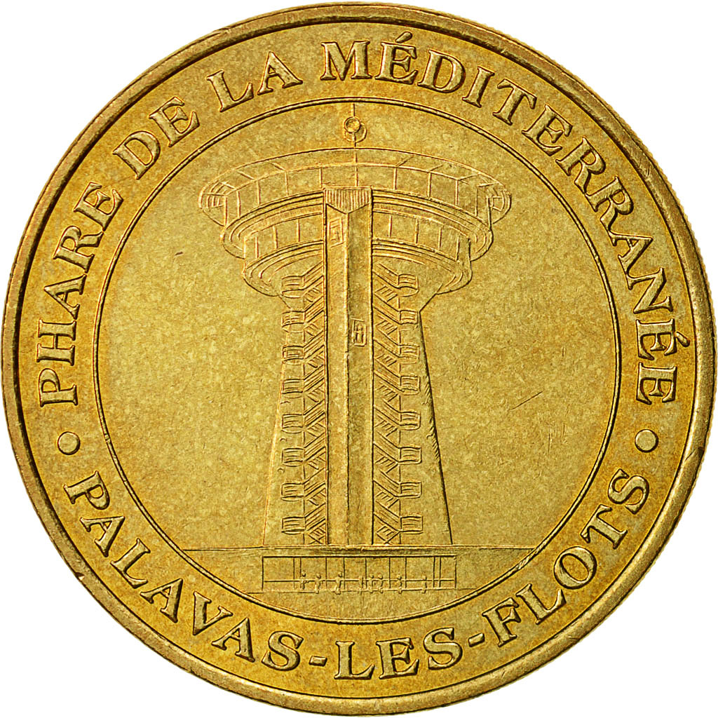Francia, Token, Touristic token, Palavas  les flots - Phare, 2003, Monnaie de