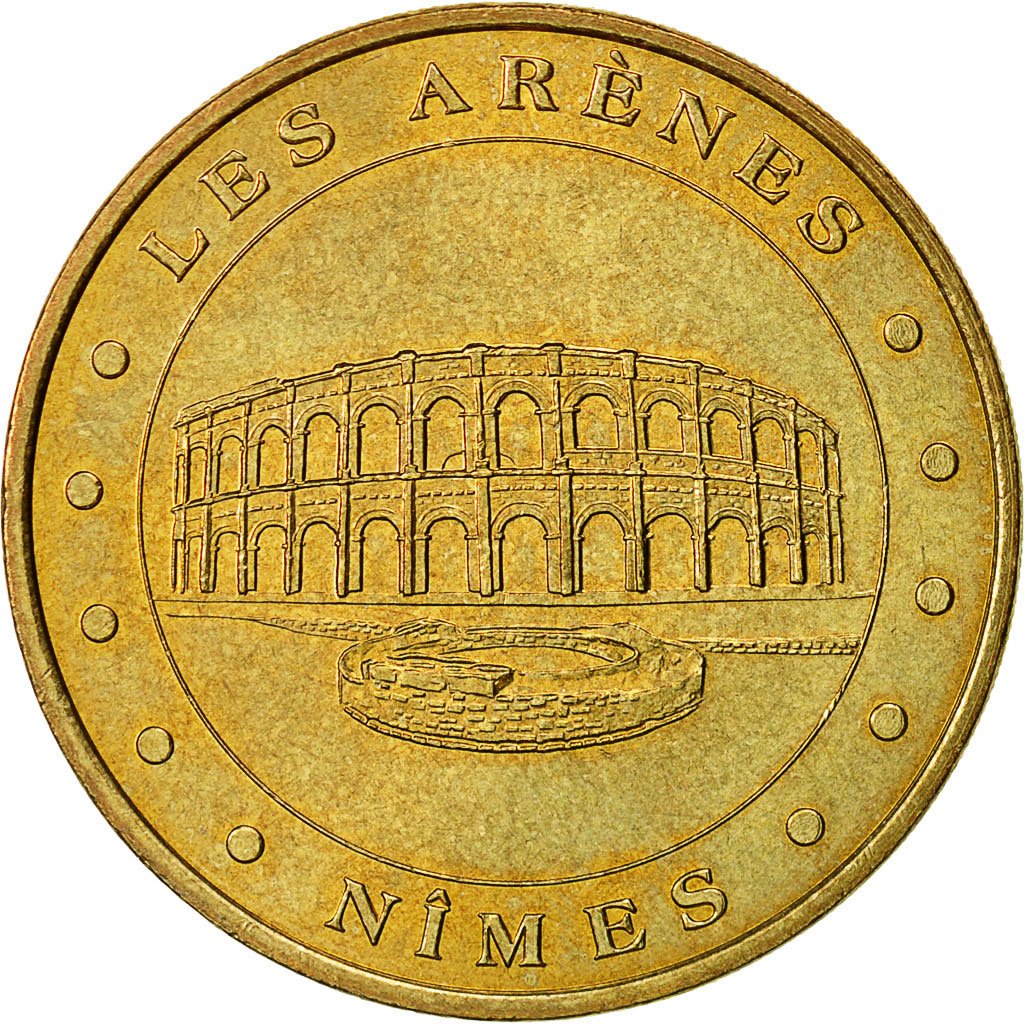 France, Token, Touristic token, Nimes - Les Arènes n°2, 2003, Monnaie de