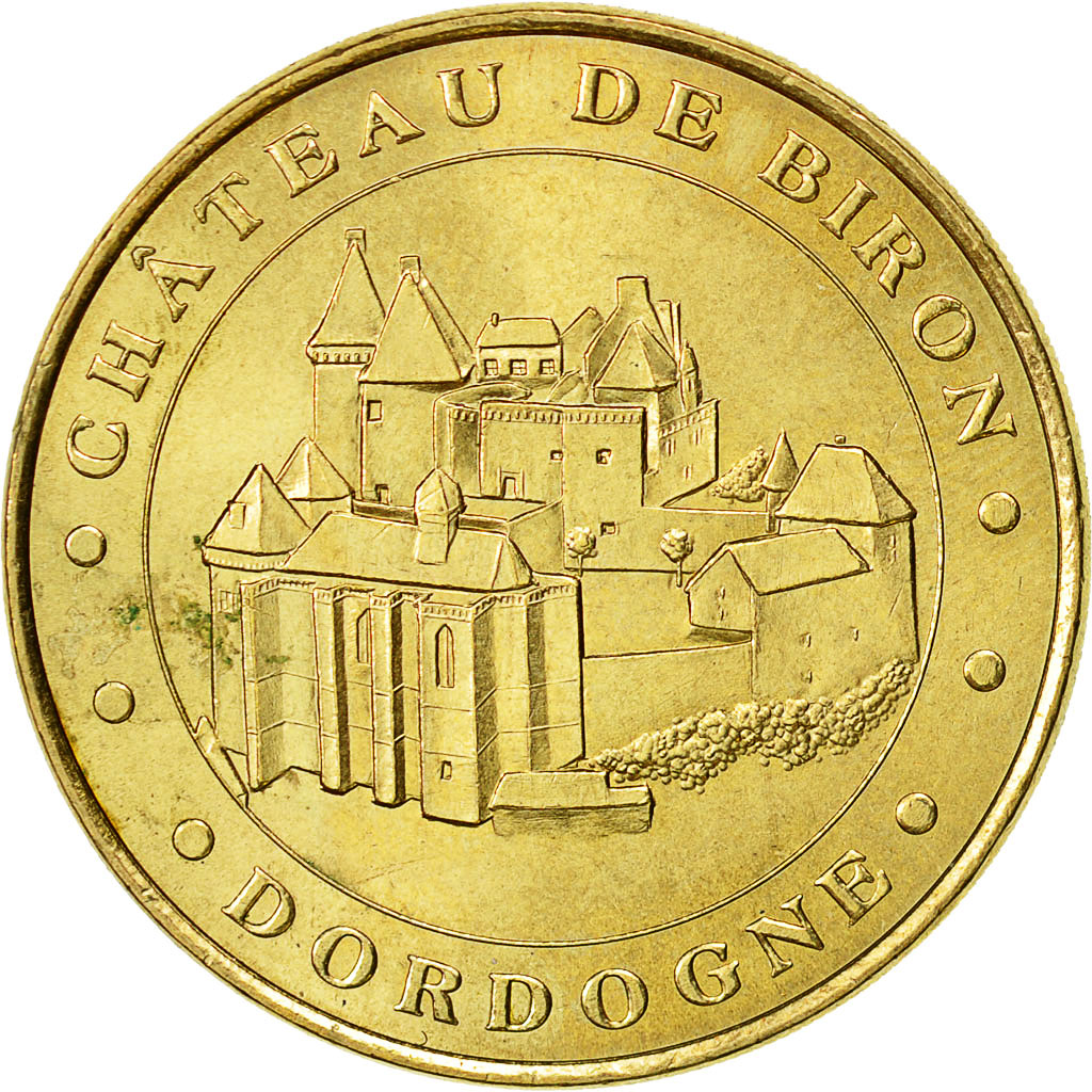 France, Token, Touristic token, Biron - Chateau n°1, 1999, MDP, EF(40-45)
