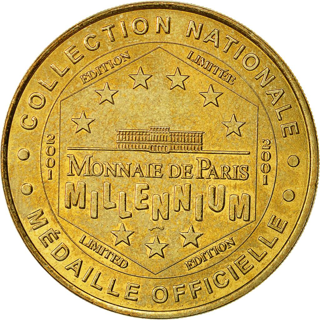 Francia, Token, Touristic token, Helfaut - La Coupole n°1, 2001, MDP, BB