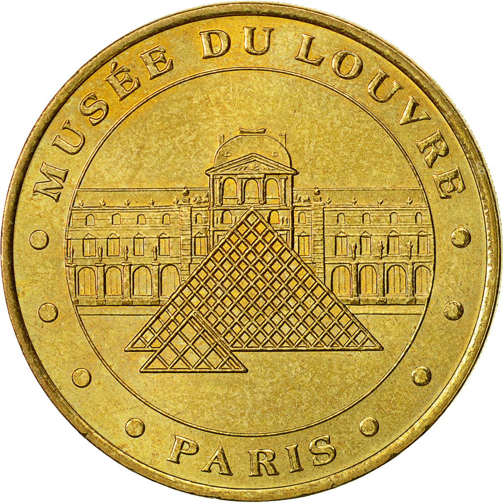 France, Token, Touristic token, Paris - Musée du Louvre n°1, 2001, MDP