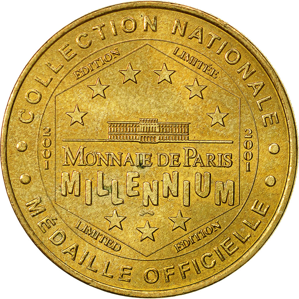 France, Token, Touristic token, Paris - Musée du Louvre n°1, 2001, MDP