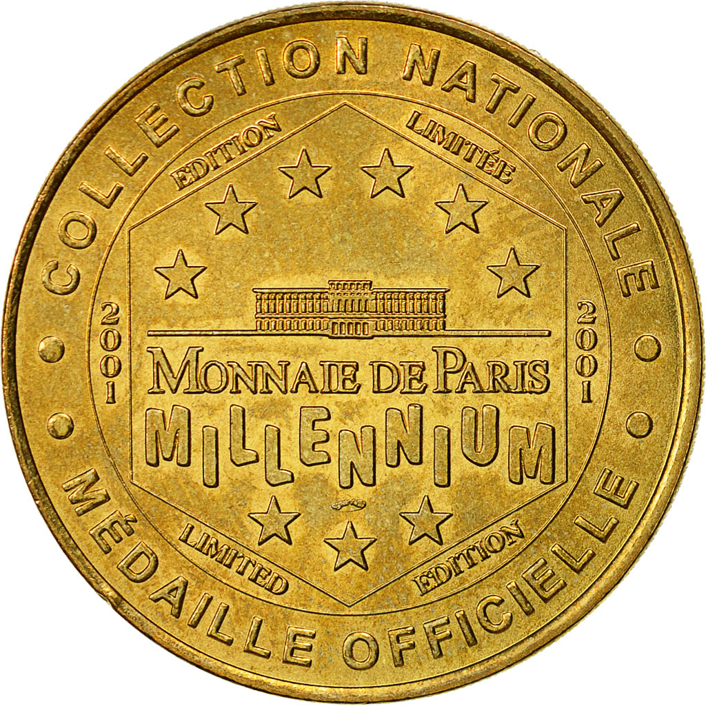 Francia, Token, Touristic token, Paris - Notre Dame n°2, 2001, MDP, BB