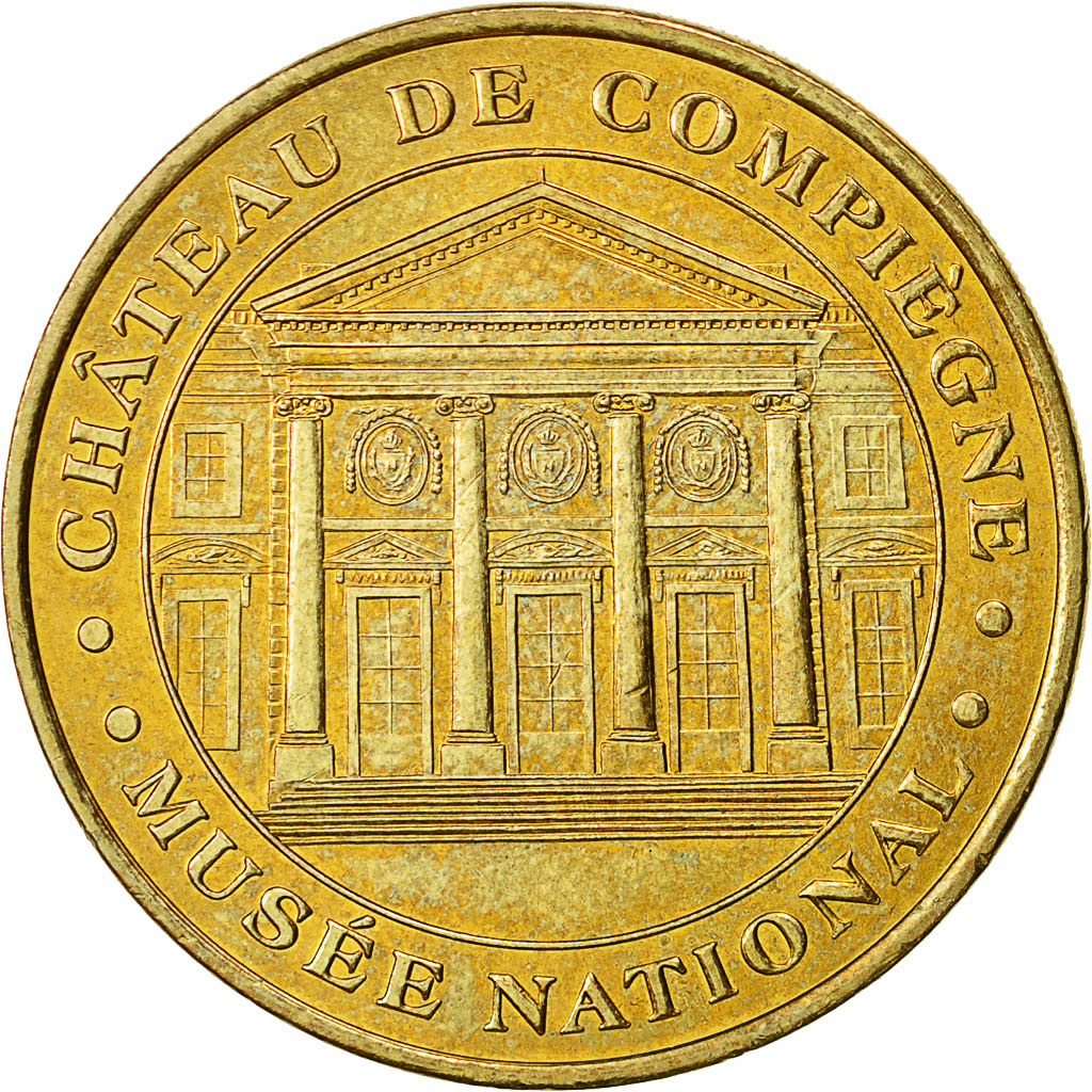 France, Token, Touristic token, Compiègne - Chateau et musée, 2001, MDP