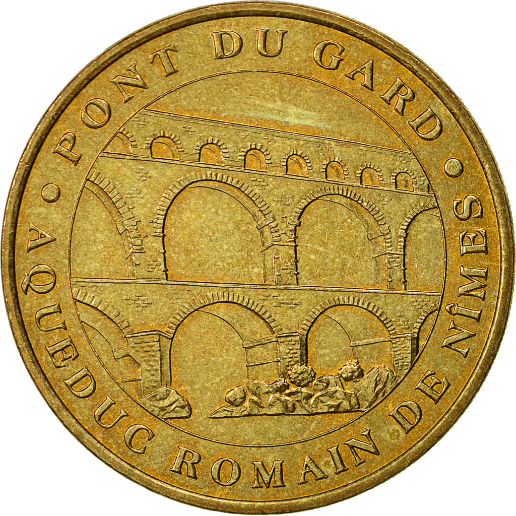 France, Token, Touristic token, Vers Pont du Gard - Pont du Gard n°1, 2003