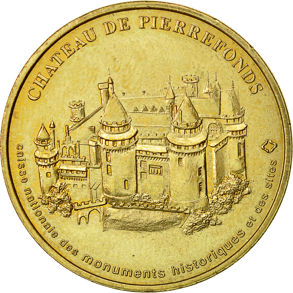 France, Token, Touristic token, Pierrefonds - Chateau n°1, 2004, MDP
