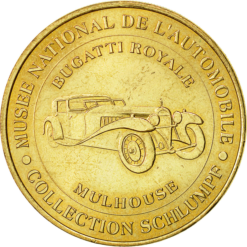 France, Token, Touristic token, Mulhouse - Automobile n°1, 2001, MDP