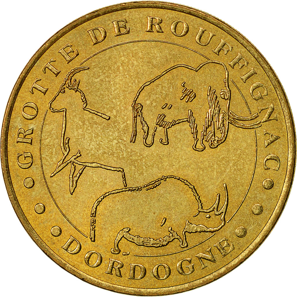 France, Token, Touristic token, Rouffignac - La Grotte n°1, 2002, MDP