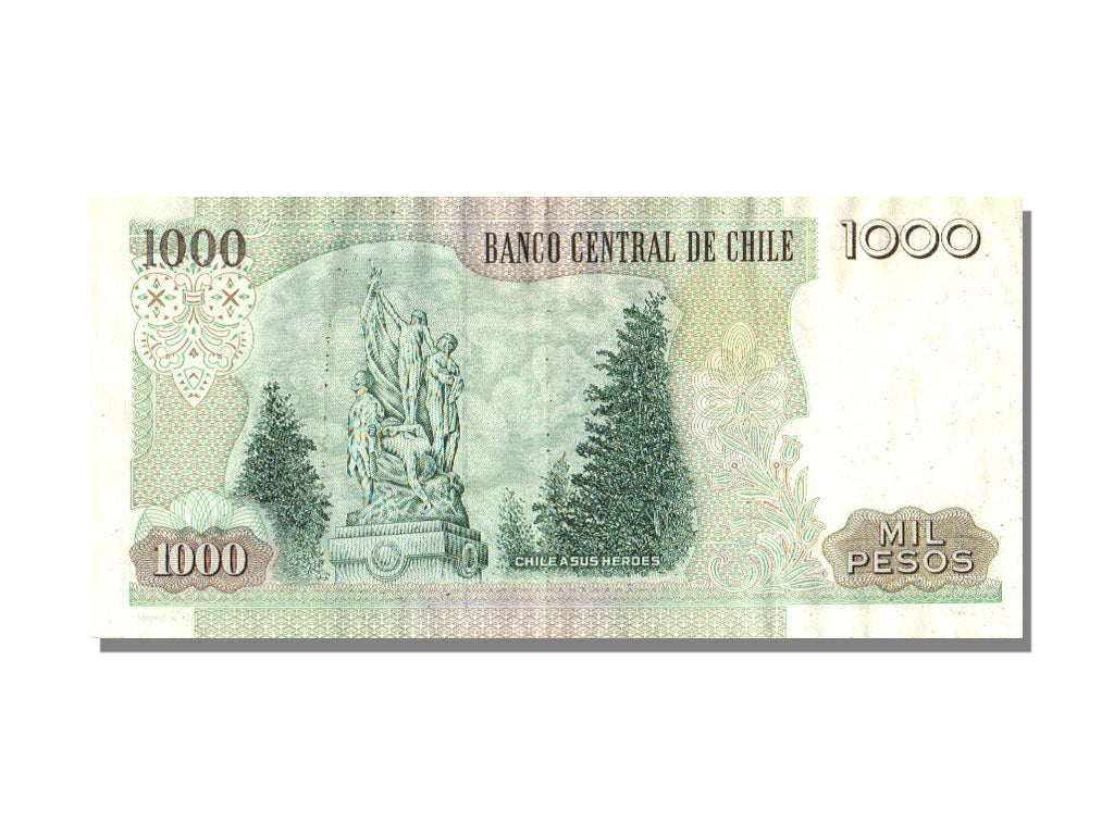 Cile, 1000 Pesos, 1990, BB