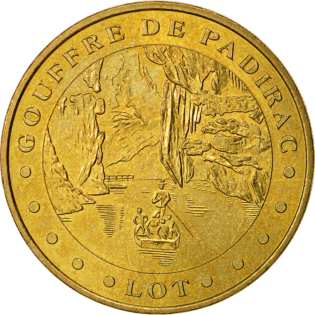 France, Token, Touristic token, Padirac - Le Gouffre n°1, 2004, MDP, EF(40-45)