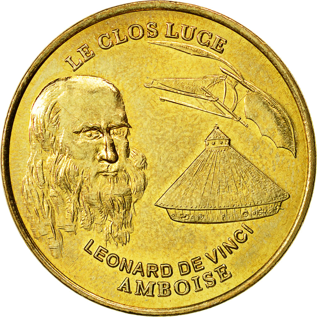 France, Jeton, Jeton Touristique, Amboise - Le Clos Lucé - Léonard de Vinci
