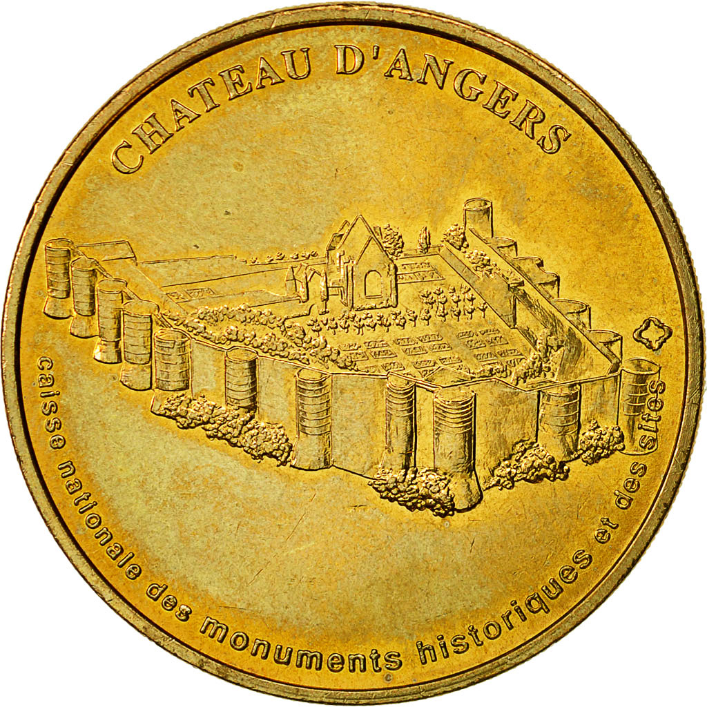 France, Token, Touristic token, Angers - Château n°1, 2004, MDP, EF(40-45)