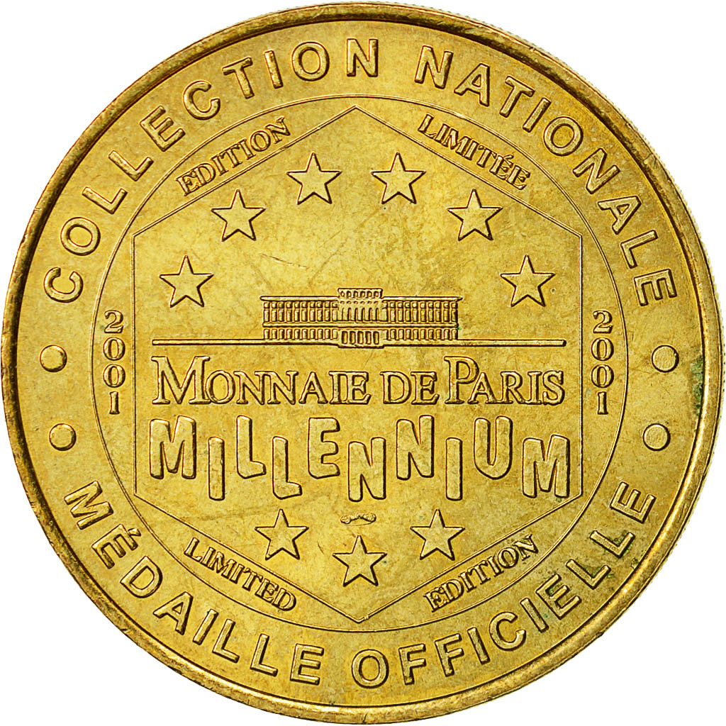 France, Token, Touristic token, Paris - La conciergerie n°1, 2001, MDP