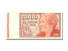 Chile, 5000 Pesos, 1990, AU(50-53), AA