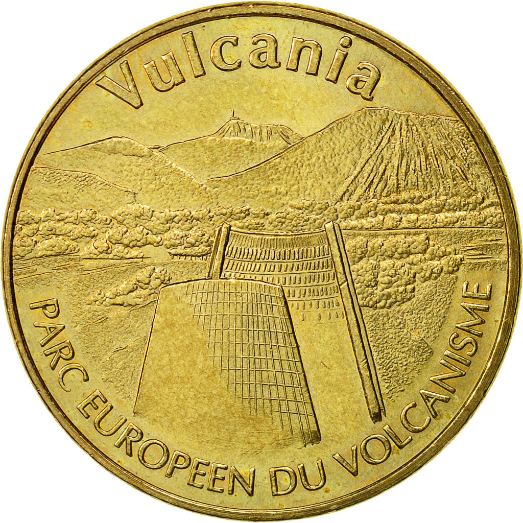 France, Token, Touristic token, Saint-Ours-Les-Roches - Vulcania n°2, 2007