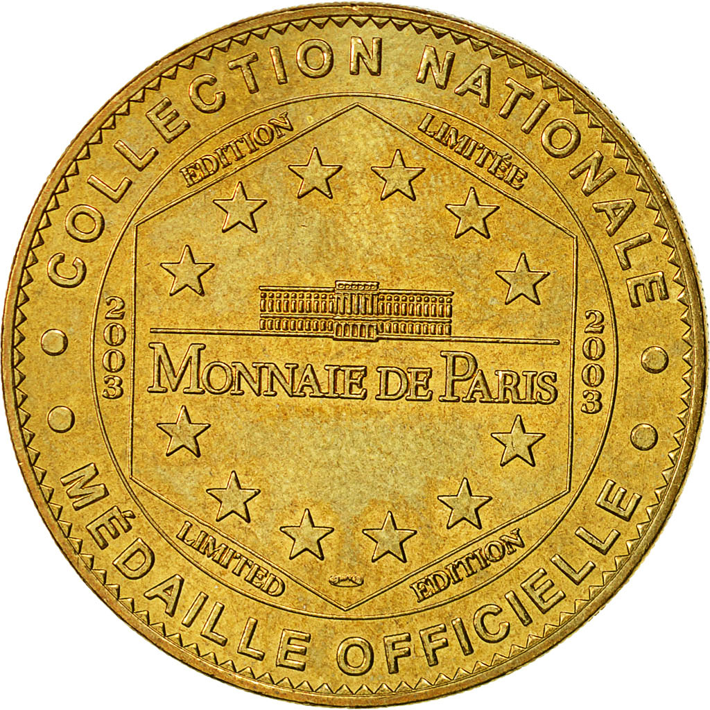 France, Token, Touristic token, Reims - Cathédrale Notre Dame, 2003, MDP